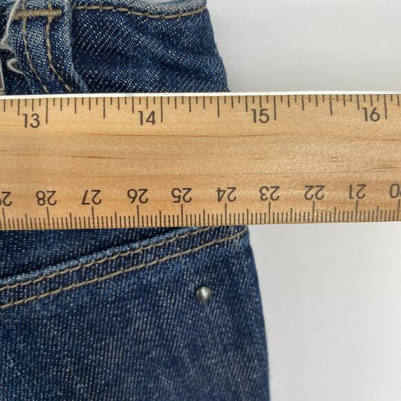 Karen Millen Jeans Women’s 4 Studded Tappered Punk Goth Mid Rise Distressed - Picture 11 of 13